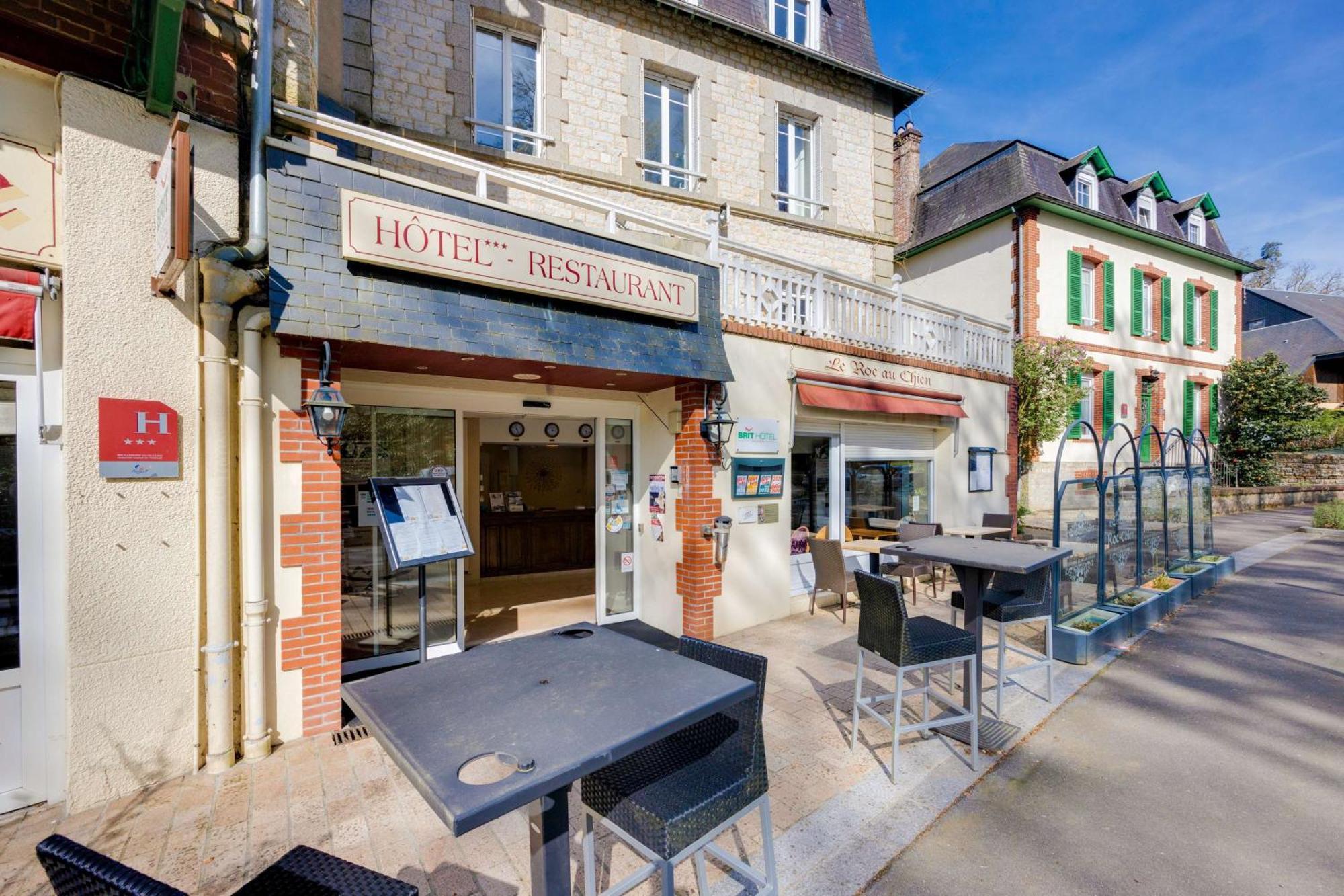 Brit Hotel & Spa Le Roc Au Chien Bagnoles de l'Orne Normandie Exteriör bild