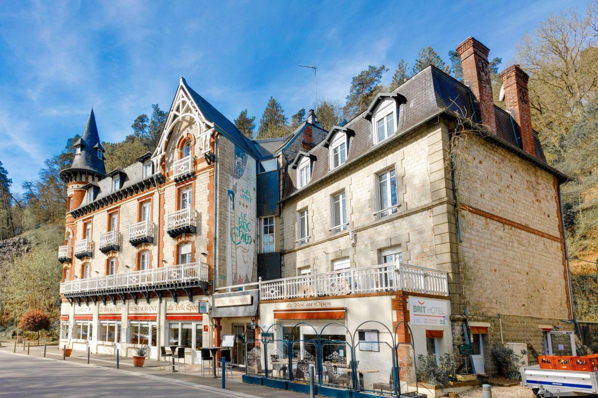 Brit Hotel & Spa Le Roc Au Chien Bagnoles de l'Orne Normandie Exteriör bild